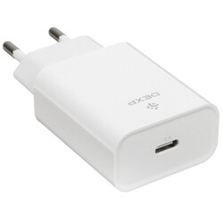 Изображение товара Сетевое зарядное устройство DEXP IET25CD белый
