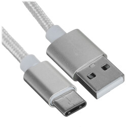Изображение товара Кабель круглый DEXP USB Type-C - USB 2.0 Type-A белый 1 м