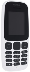 Сотовый телефон Nokia 105 New белый