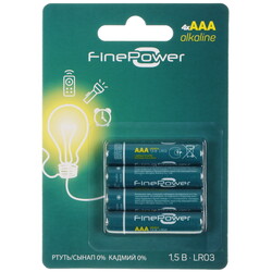 Изображение товара Батарейка FinePower AAA (LR03/FR03)
