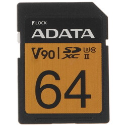 Изображение товара Карта памяти ADATA Premier One SDXC 64 ГБ [ASDX64GUII3CL10-C]
