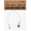 Кабель FinePower micro USB-B - USB Type-A белый 0.2 м