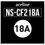 Cartridge laser Aceline NS-CF218A black, with Chip