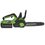 Аккумуляторная цепная пила GreenWorks G40CS30IIK4  шина - 30 см (12")