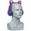 Беспроводные/проводные наушники QUMO Party Cat  фиолетовый 2019