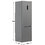 Холодильник с морозильником   Indesit ITS 5200 X серебристый