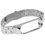 Ремешок Aceline для Xiaomi Mi Smart Band 3/ 4 серебристый