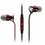 Проводная гарнитура Sennheiser MOMENTUM M2 IEI [внутриканальные, закрытые, 15 Гц - 22000 Гц, микр., регулятор громкости, кабель - 1.3 м, красный/сереб