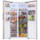 Side-By-Side refrigerator   DEXP SBS4-53AMG silver