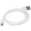 Cable FinePower micro USB-B - USB Type-A white 1 m