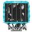 Кулер для процессора Iceberg Thermal IceSLEET X9 [ICESLEETX9-D0A] бирюзовый