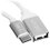 Cable DEXP USB Type-C - USB Type-A silver 0.1 m