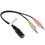 Cable   Aceline jack 3.5 mm x2 pcs. - jack 3.5 mm black