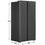 Холодильник Side by Side   Haier HRF-600DB7RU черный