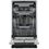 Built-in dishwasher DEXP DWB45A3L
