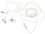 Проводные наушники Sony MDR-EX155APW  белый 2017