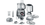 Кухонный комбайн Bosch MultiTalent 8 MC812M865 серебристый