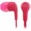 Наушники Philips TAE1105PK [вставные (затычки), закрытые, 20-20000 Гц, микрофон, каб. 1.2м, разъем 3.5мм, розовые]