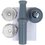 Мясорубка электрическая Moulinex HV10 ME858D32 серый