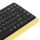 Keyboard and mouse  Wired  A4Tech Fstyler F1110 yellow