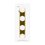 Портативный светильник Rombica LED Beaty Gold золотистый