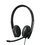Проводная гарнитура EPOS I Sennheiser ADAPT 165T USB II [накладные, закрытые, 20 Гц - 20000 Гц, микр., кабель - 1.8 м, черный]