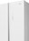 Weissgauff WCD 590 NoFrost Inverter Premium Biofresh White Glass