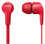Наушники Philips TAE1105RD [вставные (затычки), закрытые, 20-20000 Гц, микрофон., каб. 1.2м, разъем 3.5мм, красные]