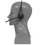 Проводная моногарнитура Jabra BIZ 1500 Mono QD [накладные, 20 Гц - 4500 Гц, микр., регулятор громкости, кабель - 0.95 м, черный]