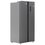 Side-By-Side refrigerator   Aceline SBS45AKA gray