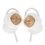 Bluetooth стерео гарнитура Marshall Minor II BT White [вставные (затычки), закрытые, 20-20000 Гц,  микр, рег.громк. BT, белый]