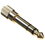 Адаптер   DEXP jack 6.3 мм - jack 3.5 мм золотистый