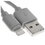 Кабель FinePower Lightning 8-pin - USB Type-A серый 1 м