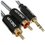 Cable   DEXP jack 3.5 mm - 2RCA black