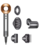 Фен Dyson Supersonic HD07 серебристый/золотистый