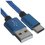 Кабель DEXP USB Type-C - USB Type-A синий 1 м
