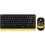 Клавиатура+мышь беспроводная   A4Tech Fstyler FG1110 желтый