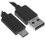Кабель FinePower USB Type-C - USB Type-A черный 2 м
