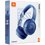 Наушники беспроводные JBL TUNE 560BT  [Накладные, Закрытые, 20-20000 Гц, микр, рег.громк., , BT, разъем USB, синий]