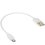 Кабель FinePower micro USB-B - USB Type-A белый 0.2 м