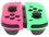 Игровой контроллер Nintendo Joy-Con Pair зеленый+розовый