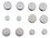 Набор батареек GP Alkaline LR41 (AG3/G3/LR736/392A/192), LR43 (AG12/G12/LR1142/386A/186), LR44 (AG13/G13/LR1154/357A/A76), LR54 (AG10/G10/LR1130/389A/189)