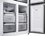 Weissgauff WCD 590 NoFrost Inverter Premium Biofresh Rock Glass