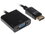 FinePower DisplayPort - VGA, 0.2 м