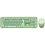 Keyboard and mouse Wireless   DEXP Green Candy green