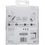 Wired headphones Sony MDR-ZX110APW white 2021