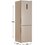 Холодильник с морозильником   Haier CEF537AGG золотистый