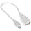 Кабель DEXP micro USB-B - USB Type-A белый 0.15 м