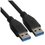 Cable DEXP USB Type-A - USB Type-A black 1 m