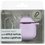 Чехол Aceline для Aceline LightPods, Apple AirPods, Apple AirPods 2, сиреневый